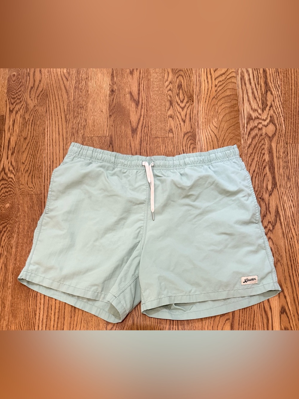 Men's Light Mint Swim Hybrids with Drawstring